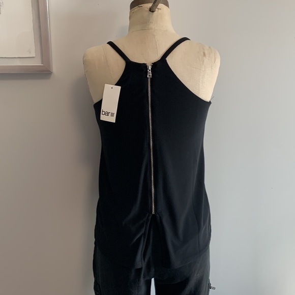 NWT Bar III Cut-Out Zipperback Tank/ Cami - Picture 4 of 6
